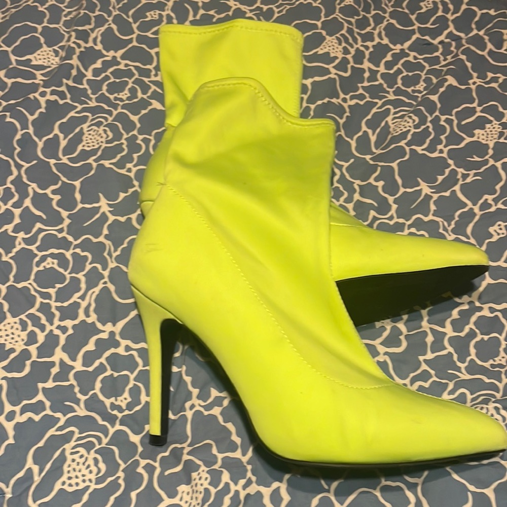 Yellow boots